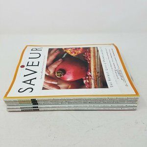 Saveur Magazine 1995 1996 1997 Lot of 6 Editions Issues 9 13 19 20 21 22 Vintage